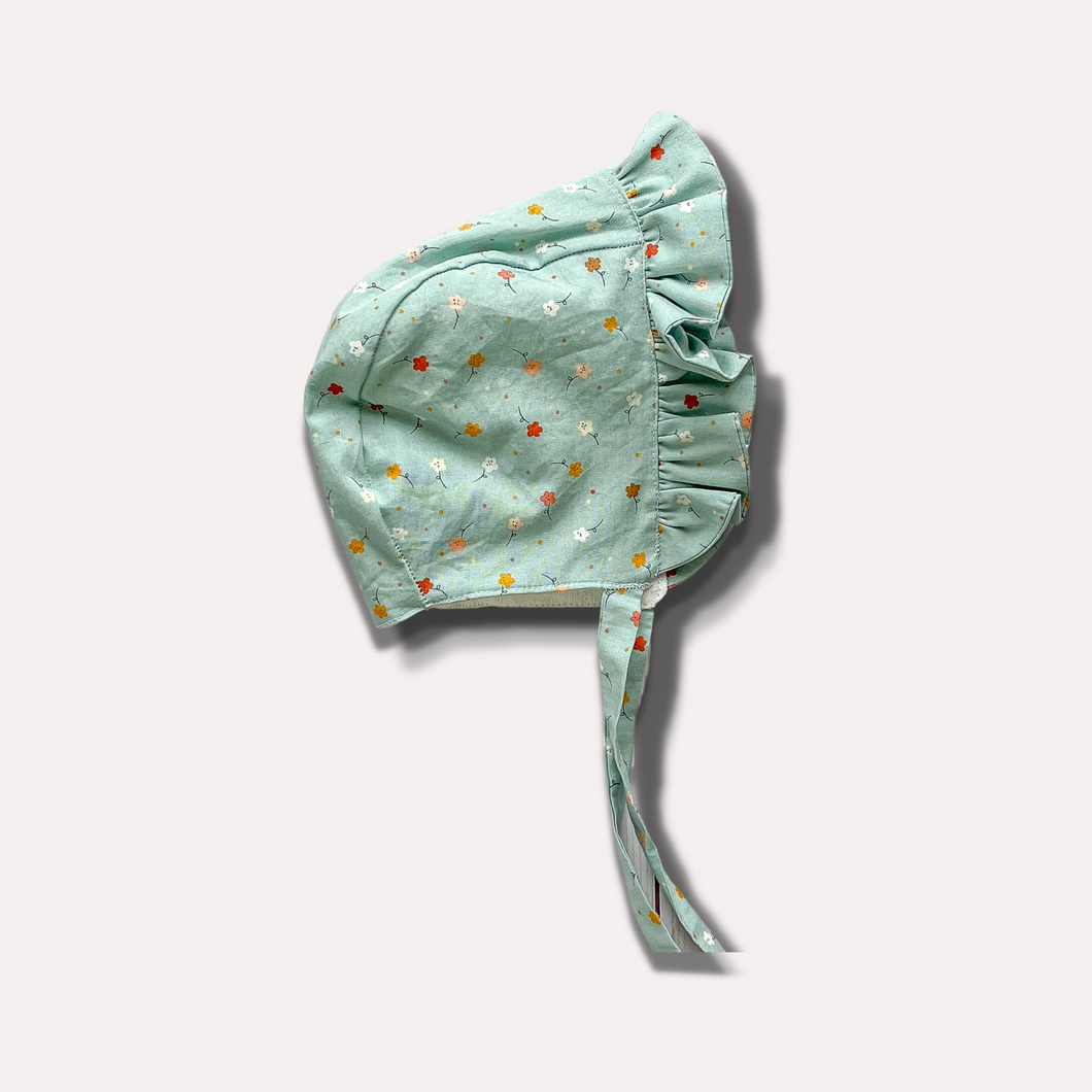 Flora Bonnet - Light Turquoise