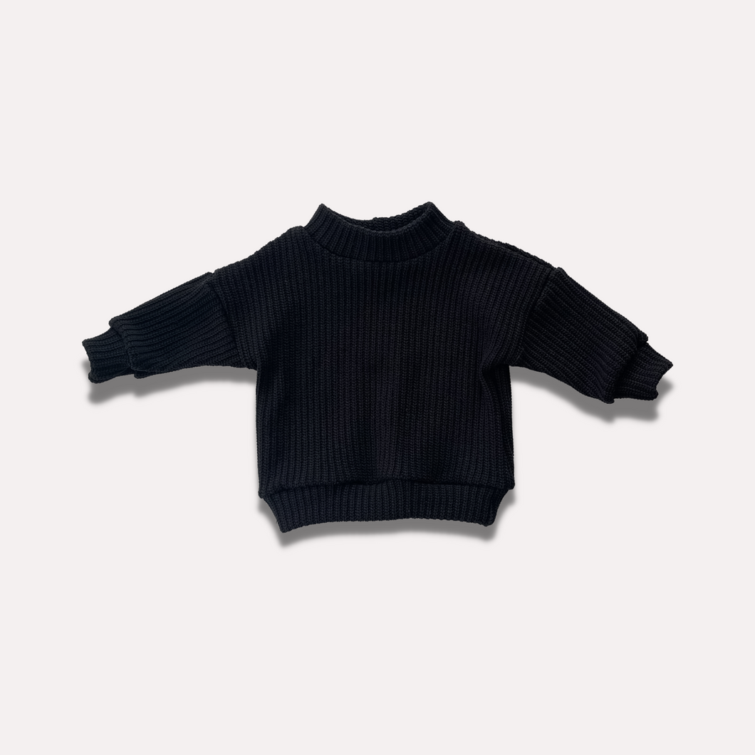 Fjord Sweater - Jet Black