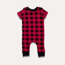 Load image into Gallery viewer, Jasper Romper - Buffalo Plaid
