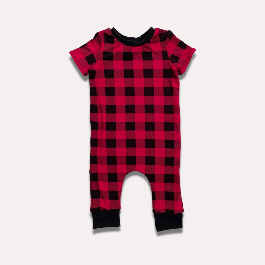 Jasper Romper - Buffalo Plaid