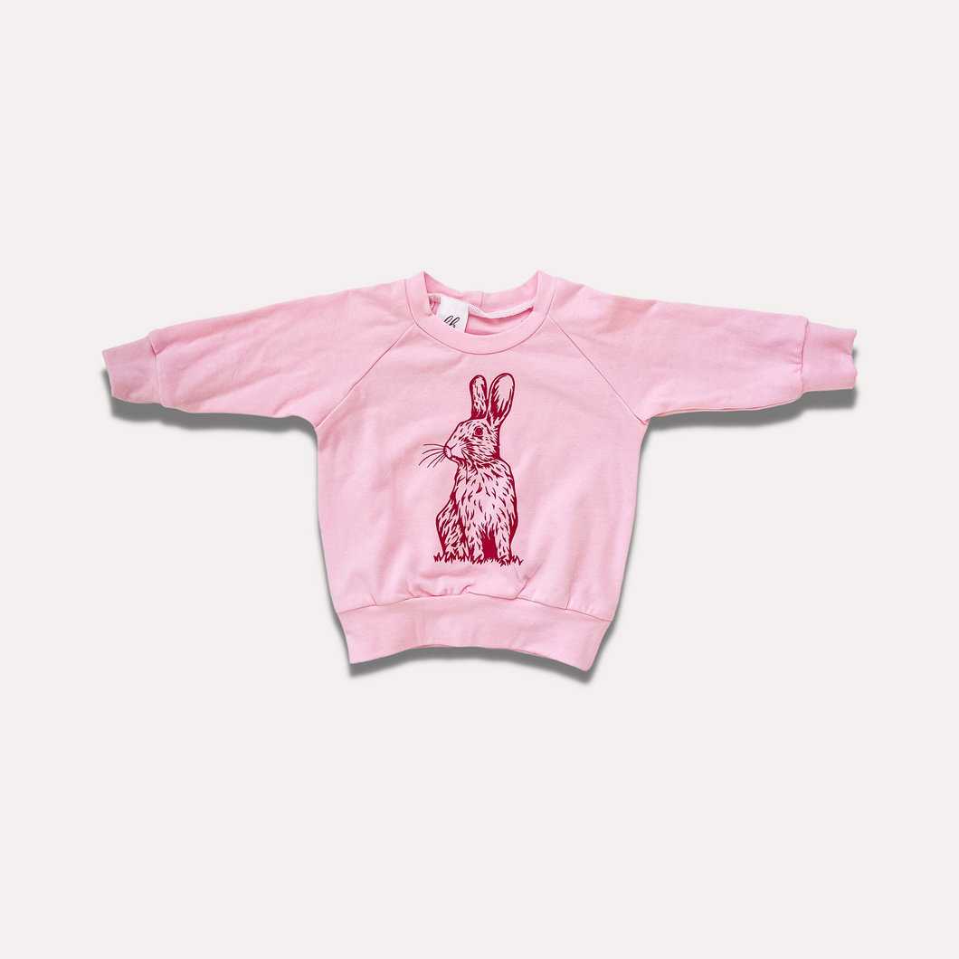 Bunny Raglan - Pink