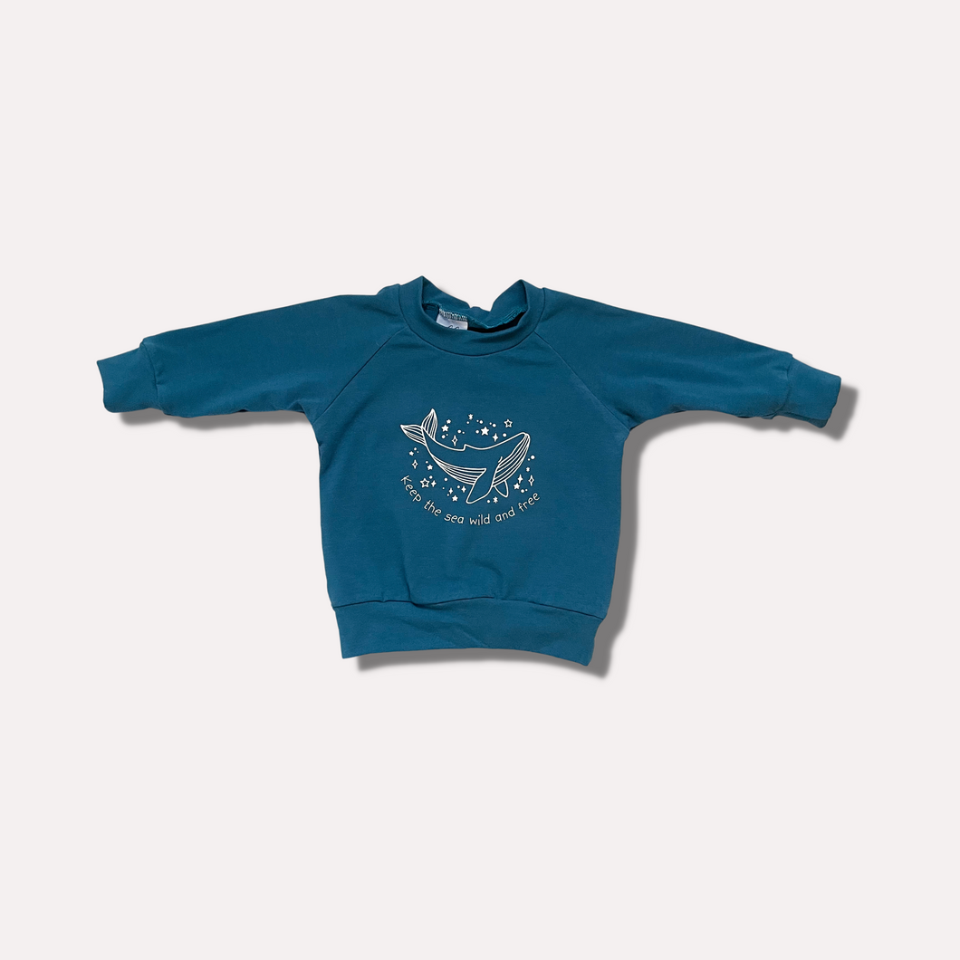 Eco-Warrior Raglan - Save the Sea